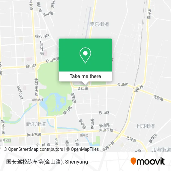 国安驾校练车场(金山路) map