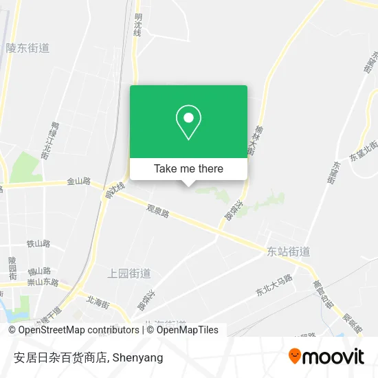 安居日杂百货商店 map