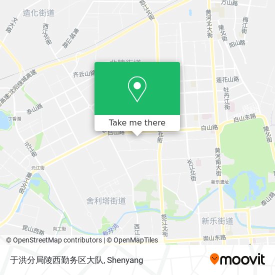 于洪分局陵西勤务区大队 map