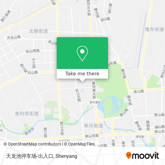 天龙池停车场-出入口 map