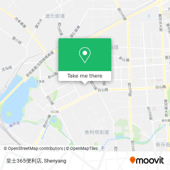 皇士365便利店 map