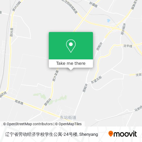 辽宁省劳动经济学校学生公寓-24号楼 map