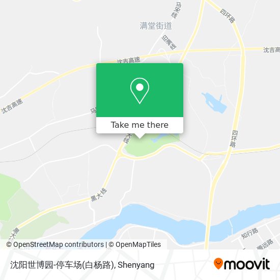 沈阳世博园-停车场(白杨路) map