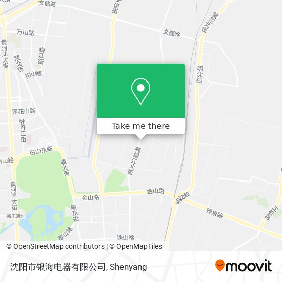 沈阳市银海电器有限公司 map