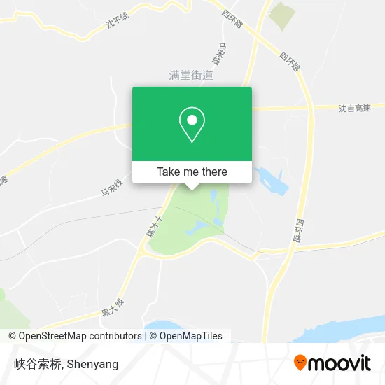 峡谷索桥 map