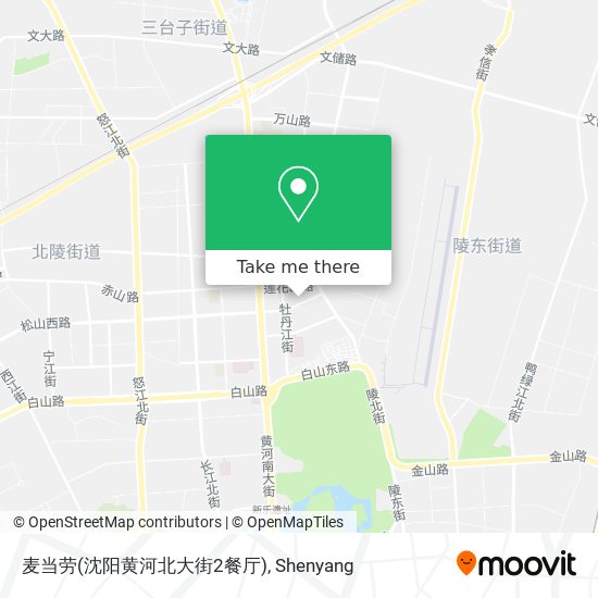 麦当劳(沈阳黄河北大街2餐厅) map