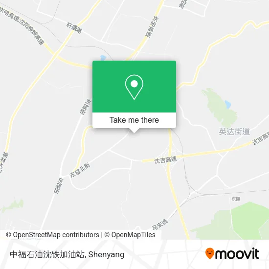 中福石油沈铁加油站 map