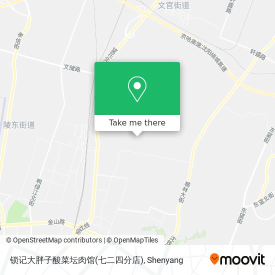 锁记大胖子酸菜坛肉馆(七二四分店) map