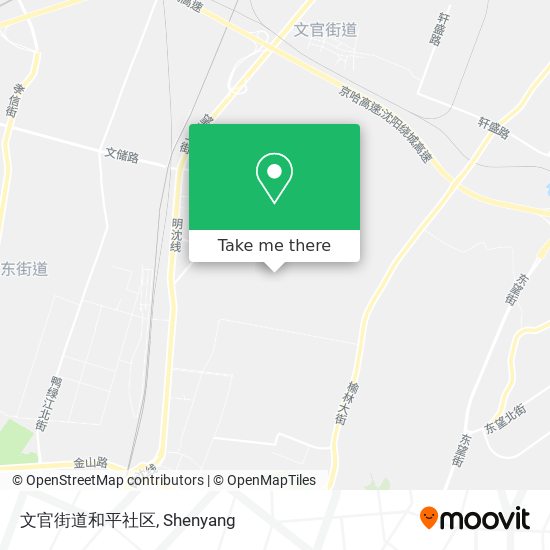 文官街道和平社区 map