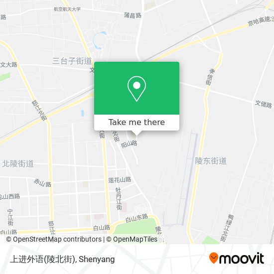 上进外语(陵北街) map