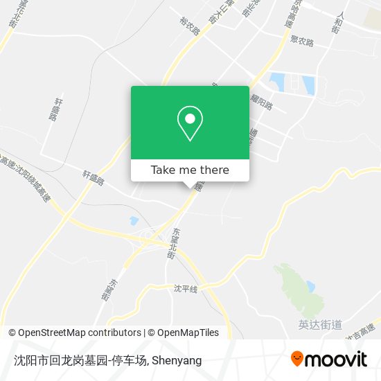 沈阳市回龙岗墓园-停车场 map
