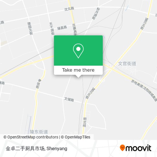 金卓二手厨具市场 map