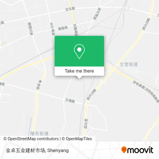 金卓五金建材市场 map
