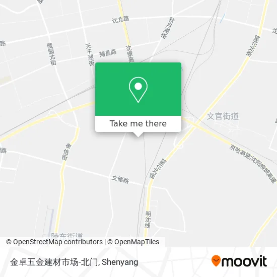 金卓五金建材市场-北门 map