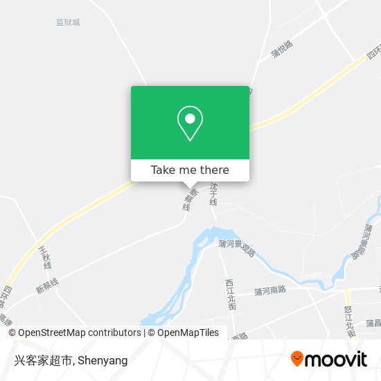 兴客家超市 map