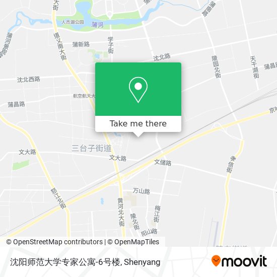 沈阳师范大学专家公寓-6号楼 map