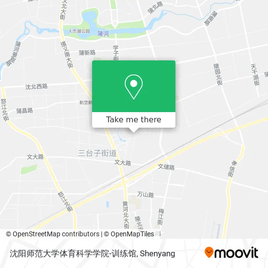 沈阳师范大学体育科学学院-训练馆 map