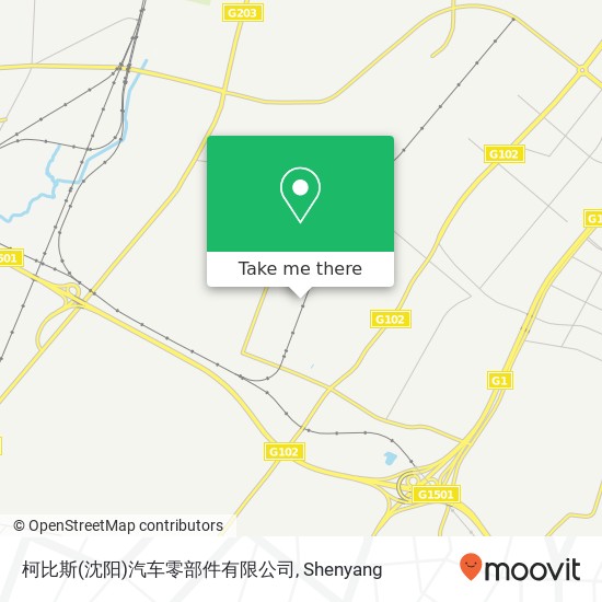 柯比斯(沈阳)汽车零部件有限公司 map
