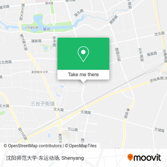 沈阳师范大学-东运动场 map