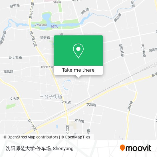 沈阳师范大学-停车场 map