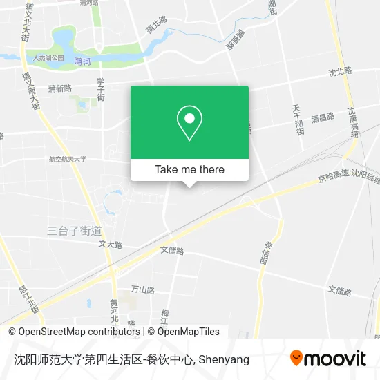 沈阳师范大学第四生活区-餐饮中心 map