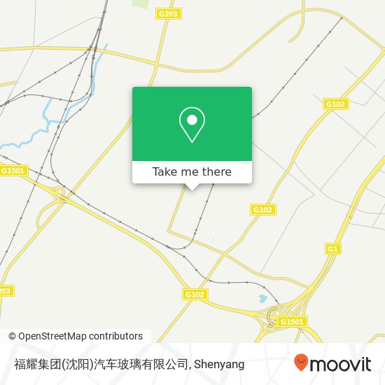 福耀集团(沈阳)汽车玻璃有限公司 map