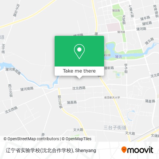 辽宁省实验学校(沈北合作学校) map