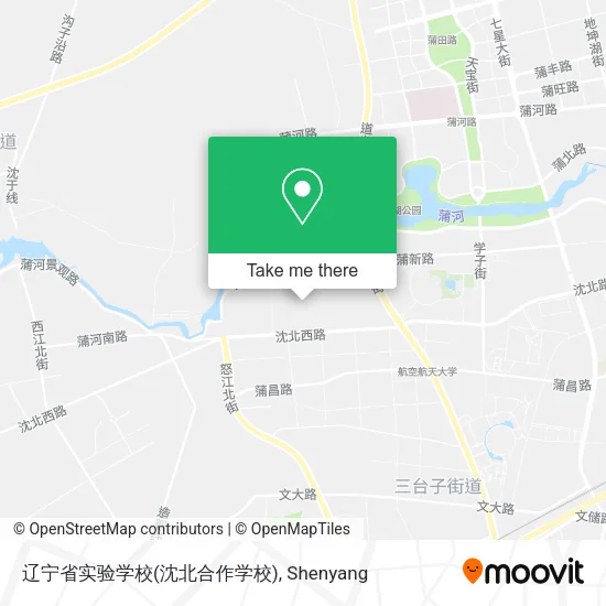 辽宁省实验学校(沈北合作学校) map