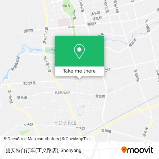 捷安特自行车(正义路店) map