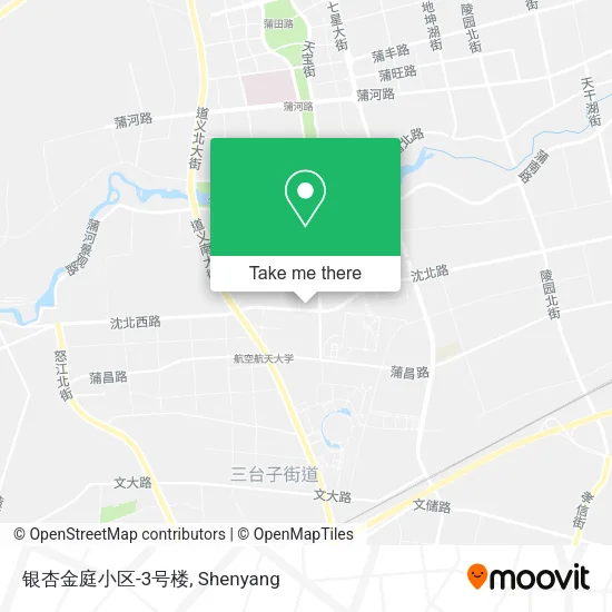 银杏金庭小区-3号楼 map