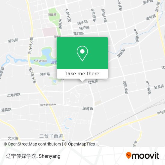辽宁传媒学院 map