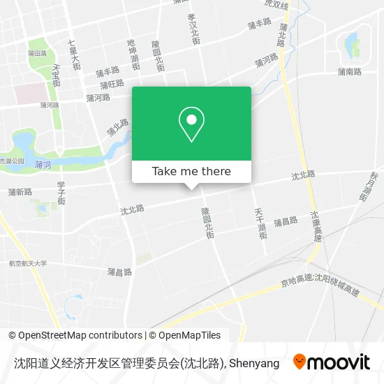 沈阳道义经济开发区管理委员会(沈北路) map
