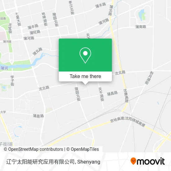 辽宁太阳能研究应用有限公司 map