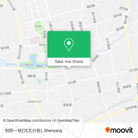 朝阳一校(沈北分校) map