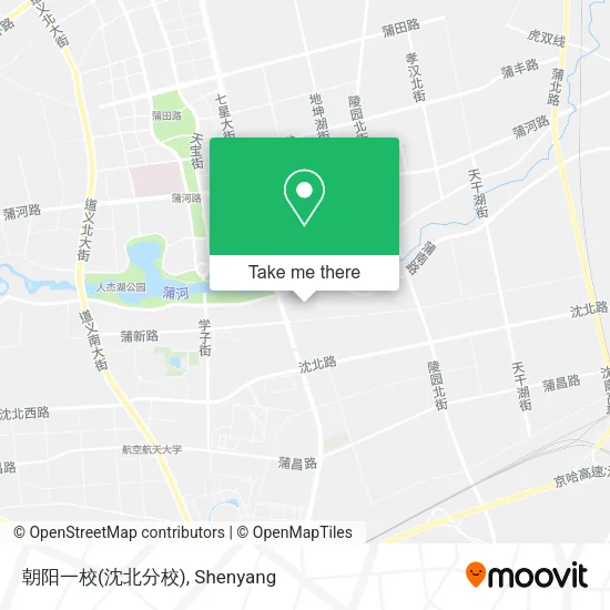 朝阳一校(沈北分校) map