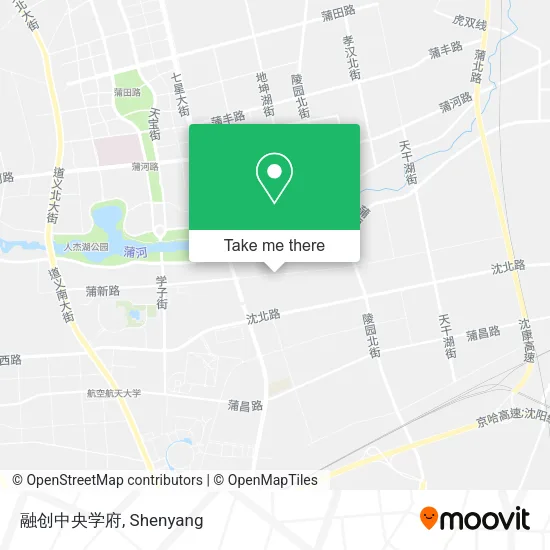 融创中央学府 map
