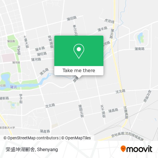 荣盛坤湖郦舍 map