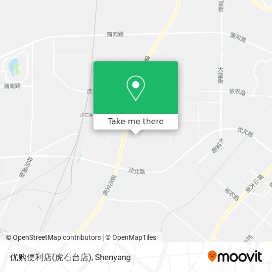 优购便利店(虎石台店) map
