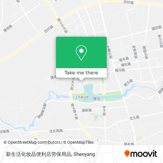 新生活化妆品便利店劳保用品 map