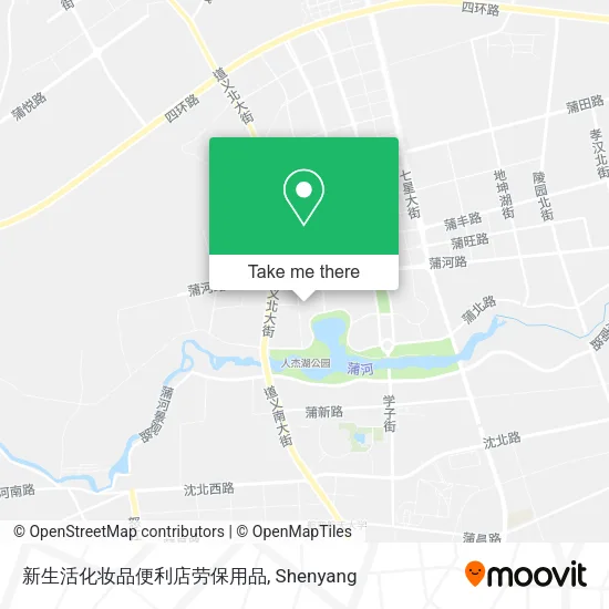 新生活化妆品便利店劳保用品 map