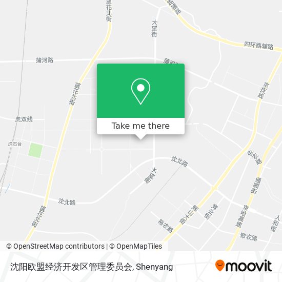 沈阳欧盟经济开发区管理委员会 map