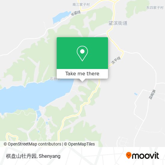 棋盘山牡丹园 map