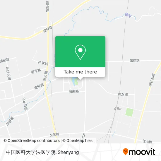 中国医科大学法医学院 map