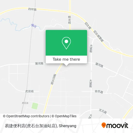 易捷便利店(虎石台加油站店) map