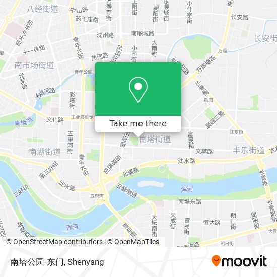 南塔公园-东门 map