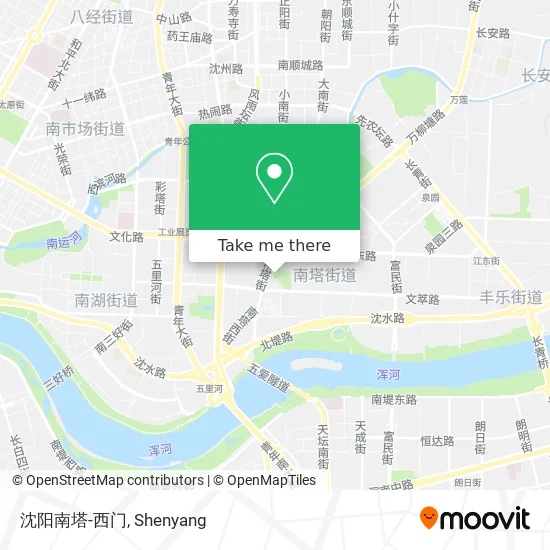 沈阳南塔-西门 map