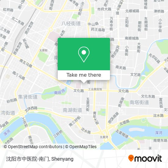 沈阳市中医院-南门 map