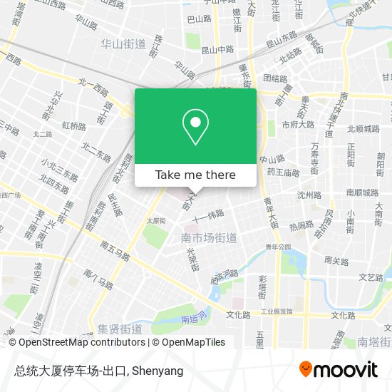 总统大厦停车场-出口 map