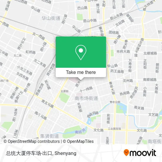 总统大厦停车场-出口 map