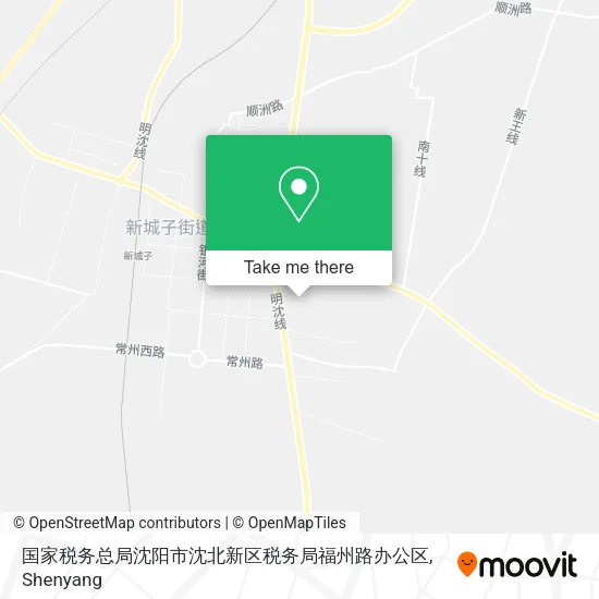 国家税务总局沈阳市沈北新区税务局福州路办公区 map